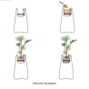 Pot Adan Vondom Medium Model White with tank