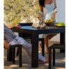 Ensemble table et 4 chaises Jut Vondom Blanc