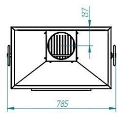 Barbecue Escalor Fiesta à Poser ou Encastrer en Briques Réfractaires et Acier avec Hotte