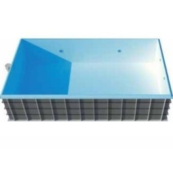 Pool Stainless steel CosyPool 300x500 H150 rectangle