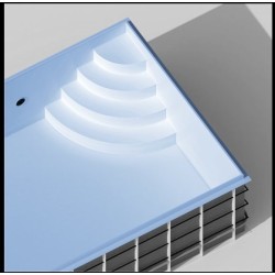 Piscina Polipropilene Shell CosyPool 330x630 H150 rettangolo