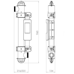 Tratamiento UV de Pool Pro Pool Plus Vulcan 110W 100m3 con bomba dosificadora