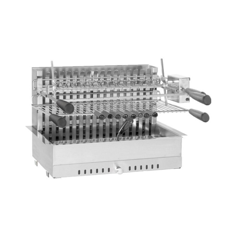 Grill a Poser forge Adour inox with Tournebrooch
