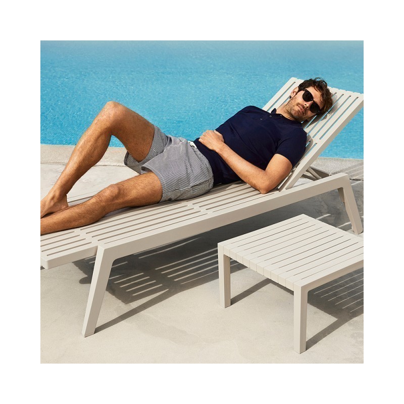 Ensemble de 4 Chaises Longues Spritz Vondom bain de soleil