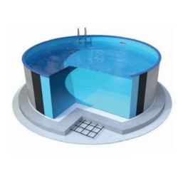 Round Pool Azuro Ibiza 460 H120
