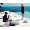 Ensemble Salon Wing Table et Tabourets bas Vondom Blanc