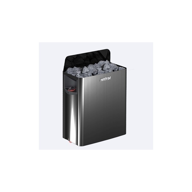 Fogão de aço preto Harvia Wall 8 kw para sauna a vapor