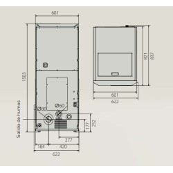 Chaudière à Granulés Ferlux Hydromatic 12kW avec Wifi