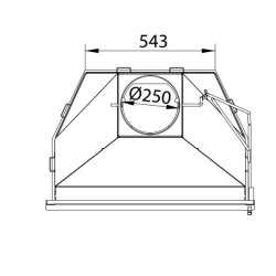 Fogão a lenha Ferlux com Forno 60 forno em aço de 16kW com vidro