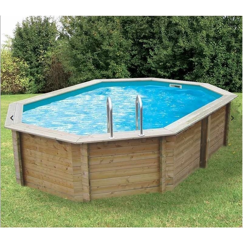 Piscine Bois  Sunwater 490x300 H120cm Liner beige Ubbink