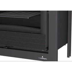 Insert à bois Bronpi Paris 90 Vision 14kW avec turbine