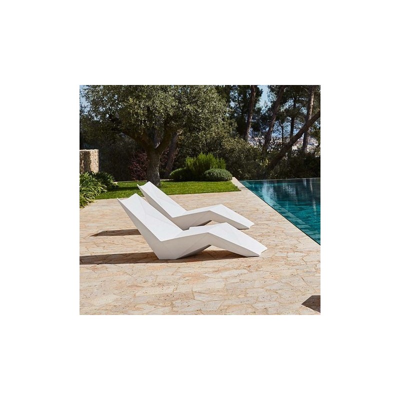 Conjunto de 4 Espreguiçadeiras: Vondom Ibiza White