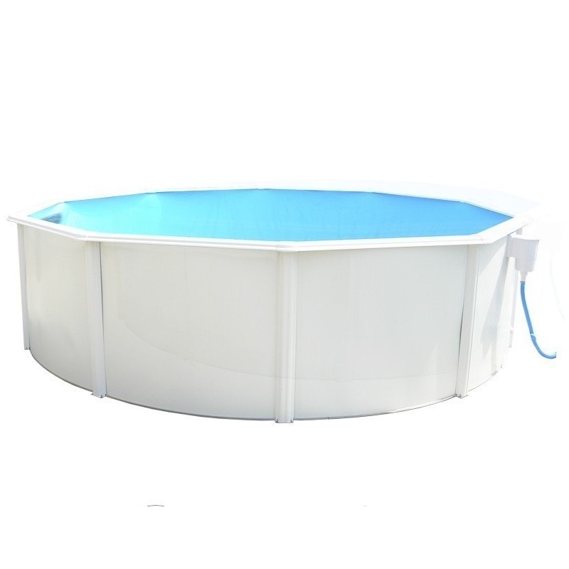 Piscine hors sol TOI Prestige ronde 350x120 Blanc