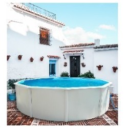 Piscina elevada TOI Magnum redonda 350x132 Compact White