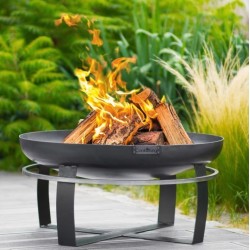 Viking King Kohlenbecken und Stativ 80cm mit Edelstahlgrill