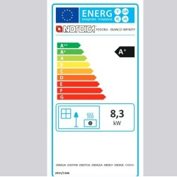 Holzofen Nordica Extraflame Fedora 8.3kW Weiß Infinity