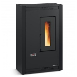 Poêle à granulés étroit ventilé La Nordica Extraflame Luisella 5kW Noir
