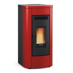 Ventilated pellet stove La Nordica Extraflame Klaudia 8kW Bordeaux