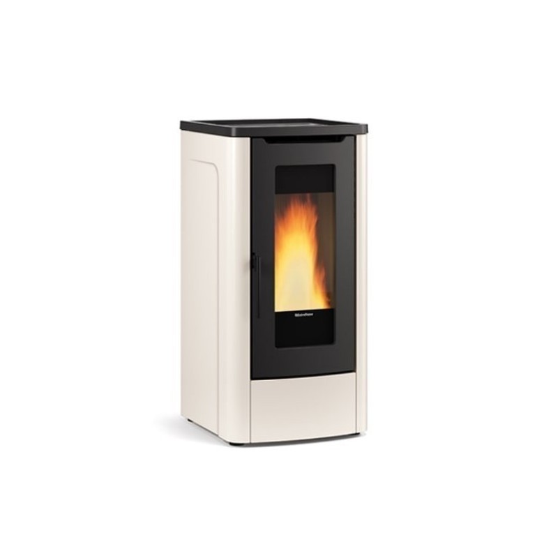 Poêle à granulés La Nordica Extraflame Dahiana VFS 10 kW  ventilé Ivoire