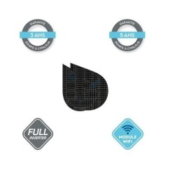 Pompe à Chaleur Connecté BWT Inverter 14.2kW pour Piscine 65 à 80m3 IC142