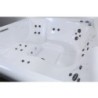 Square NetSpa Wave 5-Sitzer-Whirlpool aus Acryl