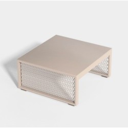 Coffee Table Vondom The Factory aluminium Ecru