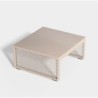 Coffee Table Vondom The Factory aluminium Ecru