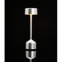 Luminaire de Table Imagilights Led Demoiselle Tall Cylindre Aluminium