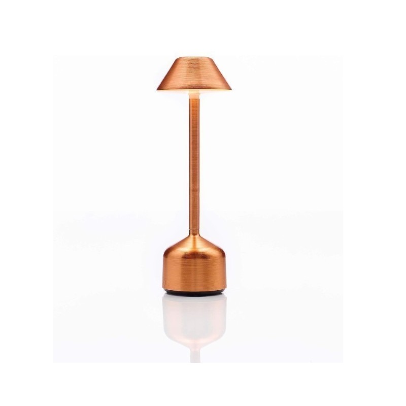 Luminaire de Table Imagilights Led Demoiselle Tall Conique Copper