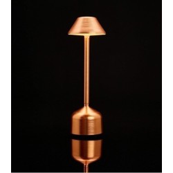 Luminaire de Table Imagilights Led Demoiselle Tall Conique Copper