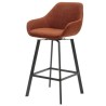 Set mit 2 Stühlen drehbare Arbeitsplatte Soft VeryForma Caramel Stoff