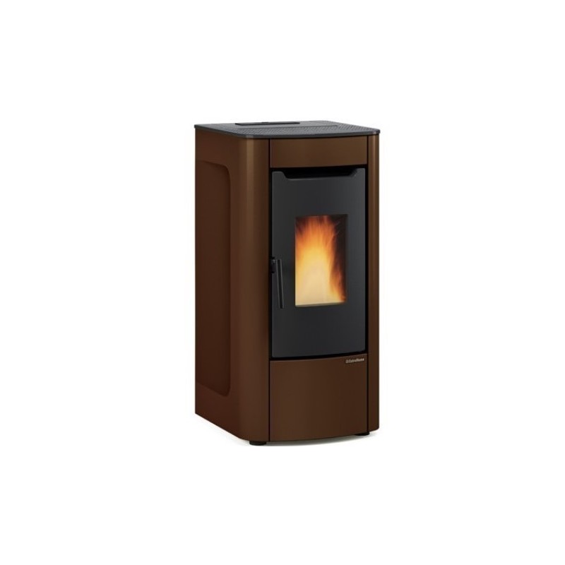 Stufa ventilata a pellet La Nordica Extraflame Sabry Prestige Line 7kW Nero