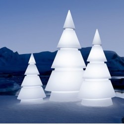 Sapin de Noel Multicolor Forest Vondom Hauteur 100 Led RGBW