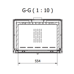 Poêle à Bois Ferlux Enya 49 pied central 8.2 kW