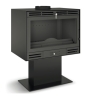 Poêle à Bois Ferlux Afar en Fonte pied central 15.9 kW