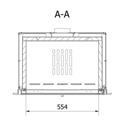 Ferlux Fuji 70 Turbo-Holzbefeuerungseinsatz 8,2 kW