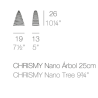 Chrismy Nano Vondom Luminous Led H26 Tree
