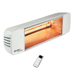 Heliosa HD 77 Radiante 2000W Aquecedor Rádio Controle Remoto Branco.