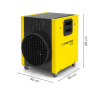 Trotec TEH 100 Potência do aquecedor elétrico da construção 18kW