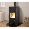 Poêle à bois récupérateur de chaleur La Nordica Concita 2.0 Steel 13kW Anthracite