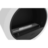 Chimenea de Bioetanol Suspendida Incyrcle Infire 2 kW Blanco con Vidrio