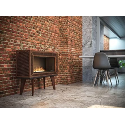 Cheminée au bioéthanol Infire Industrial avec support 2 kW Corten