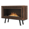 Cheminée au bioéthanol Infire Industrial avec support 2 kW Corten