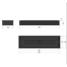Bioethanol Burner SIMPLEfire 1L Built-in 50 Black