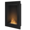 SIMPLEfire Frame 550 Schwarzer Bioethanol-Kamin mit 1 Fenster