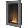 Cheminée au bioéthanol SIMPLEfire Frame 550 Inox avec 1 vitre