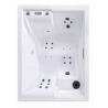 Square NetSpa Wave 5-Sitzer-Whirlpool aus Acryl