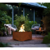 Tigela de Fogo de Aço Corten Redonda 70 cm Infire
