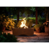Runde Feuerschale aus 1000 Corten-Infire-Stahl