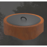 Runde Feuerschale aus 1000 Corten-Infire-Stahl